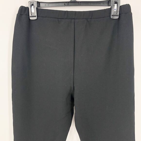 Nordstrom Everyday Womens Pants Medium Black High Rise Skinny Slit Ankle NWT - Picture 8 of 11